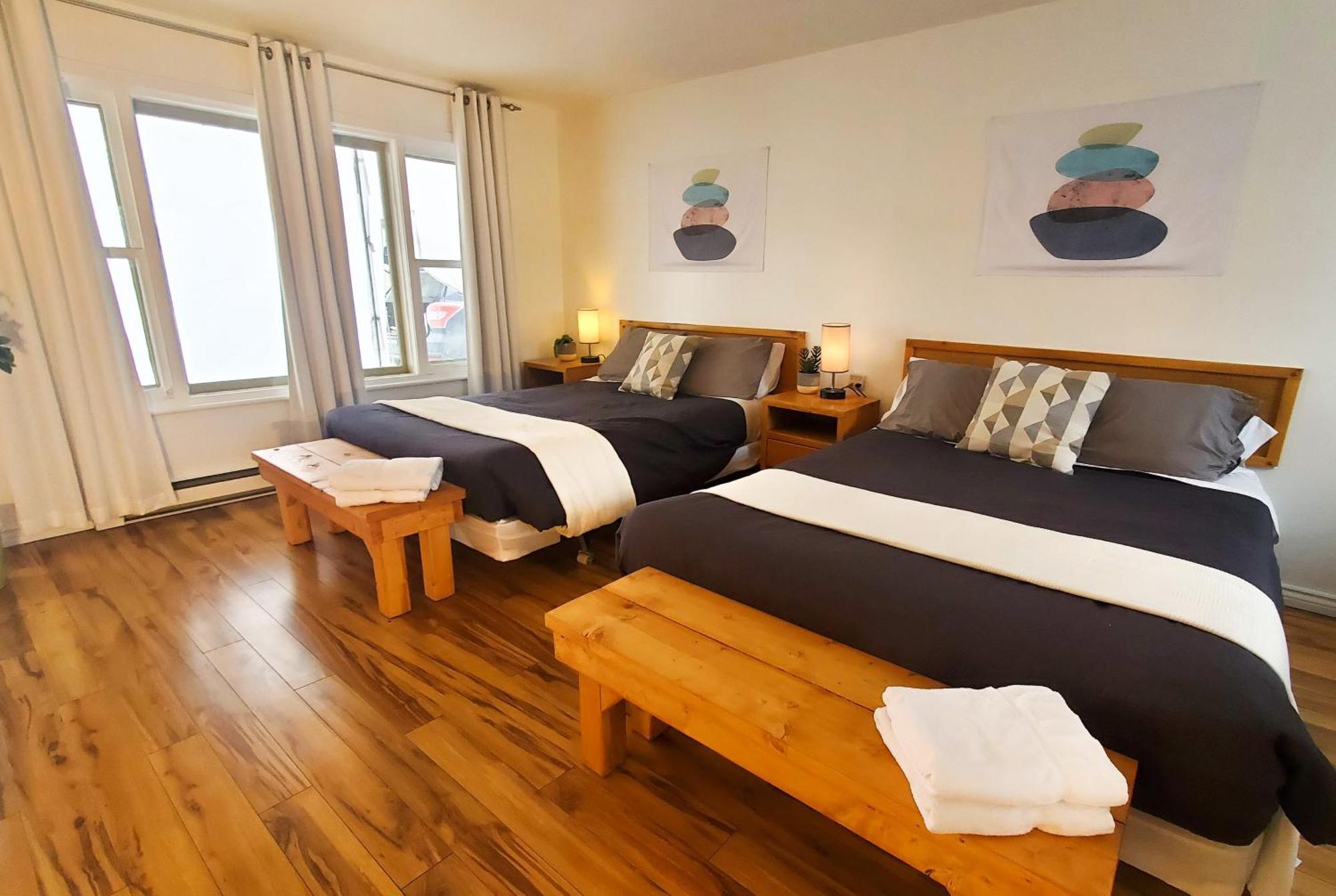 Мотель Lofts Fleuve Et Montagnes Сент-Анн-де-Бопре Экстерьер фото